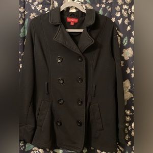 Women’s Black Peacoat